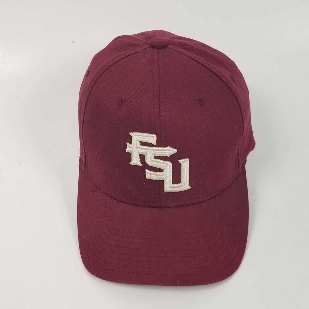 Nike Hat Mens Medium Garnet Florida State University FSU Seminoles Stretch‎ Fit